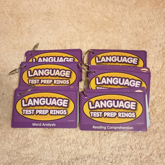 EUC ~ Lakeshore Language Test Prep Rings ~ Grade 1 - Picture 1 of 16